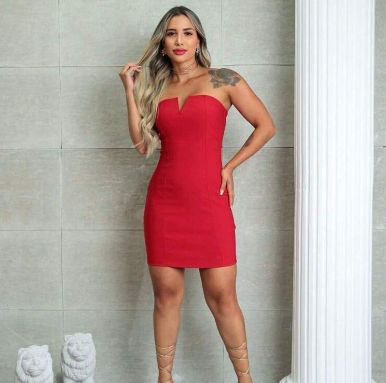 Vestido Decote em V