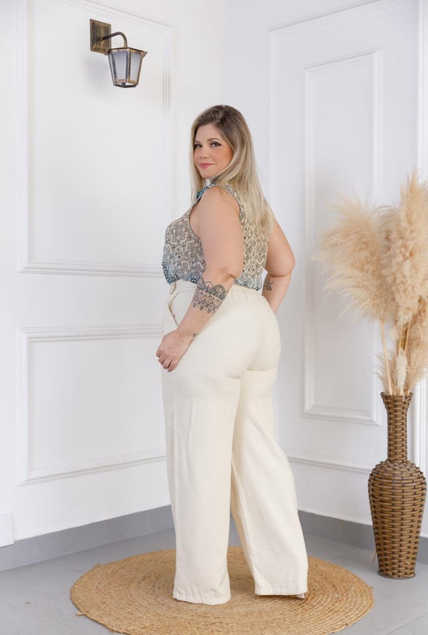Calça Linho Plus Size