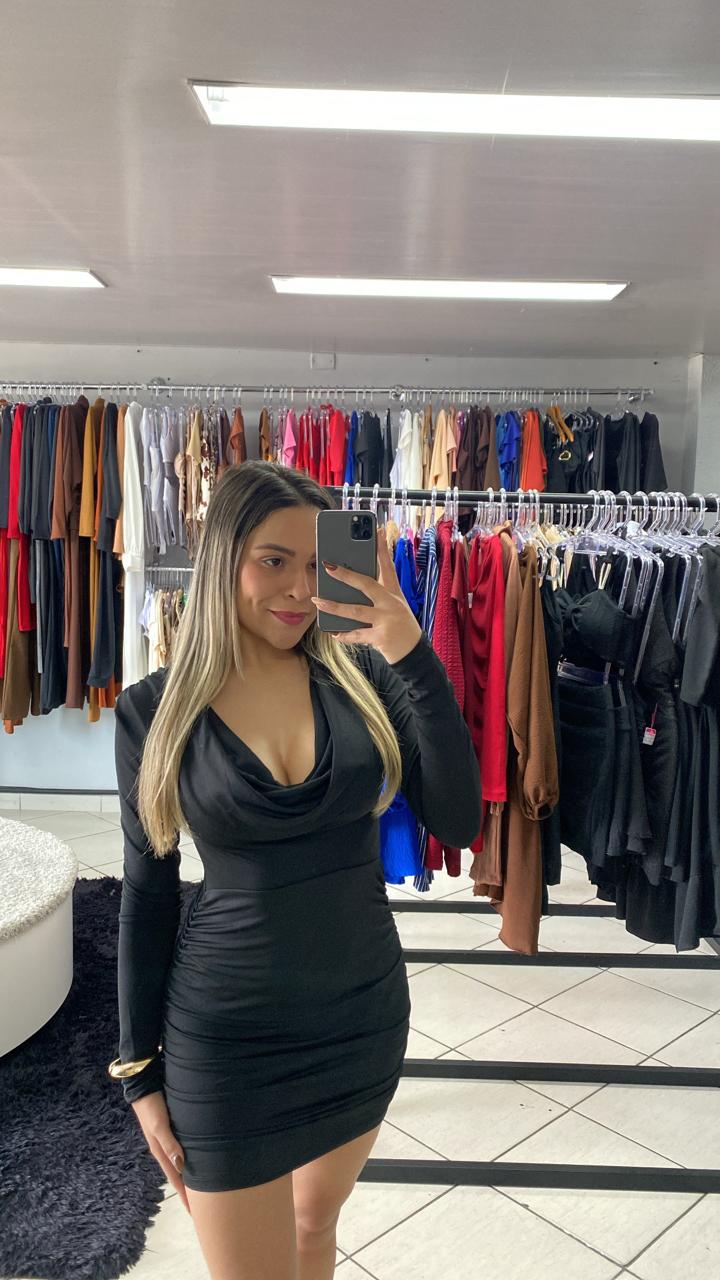 Vestido Decote Solto