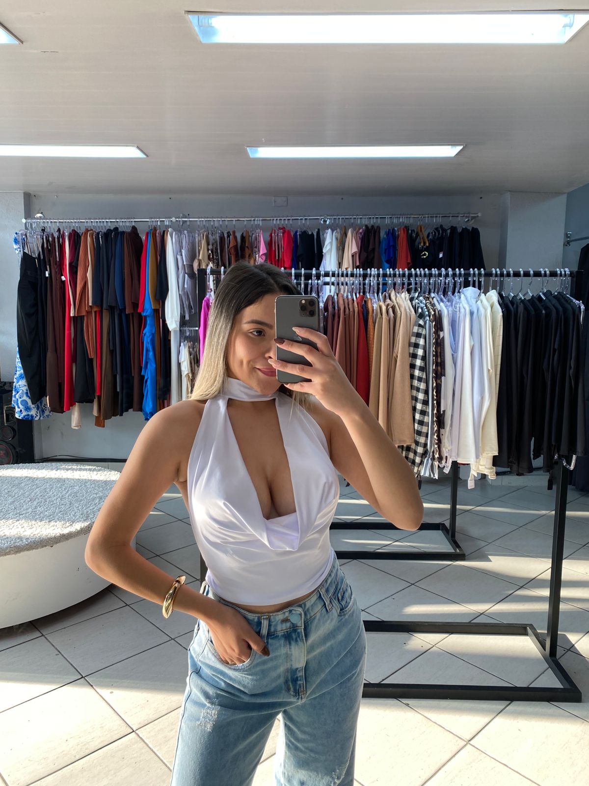 Cropped Decote Solto