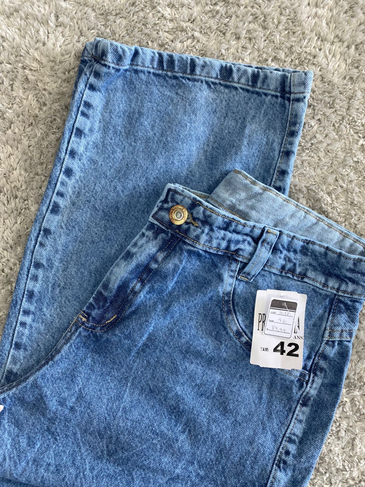 Calça Flare Marmorizada