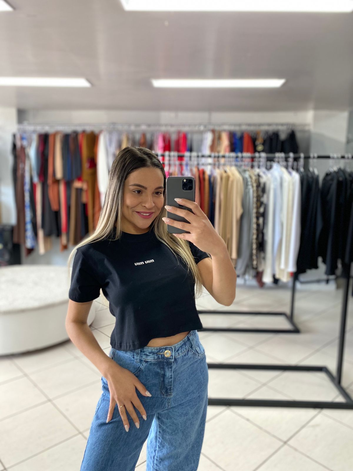 Cropped Miu Miu