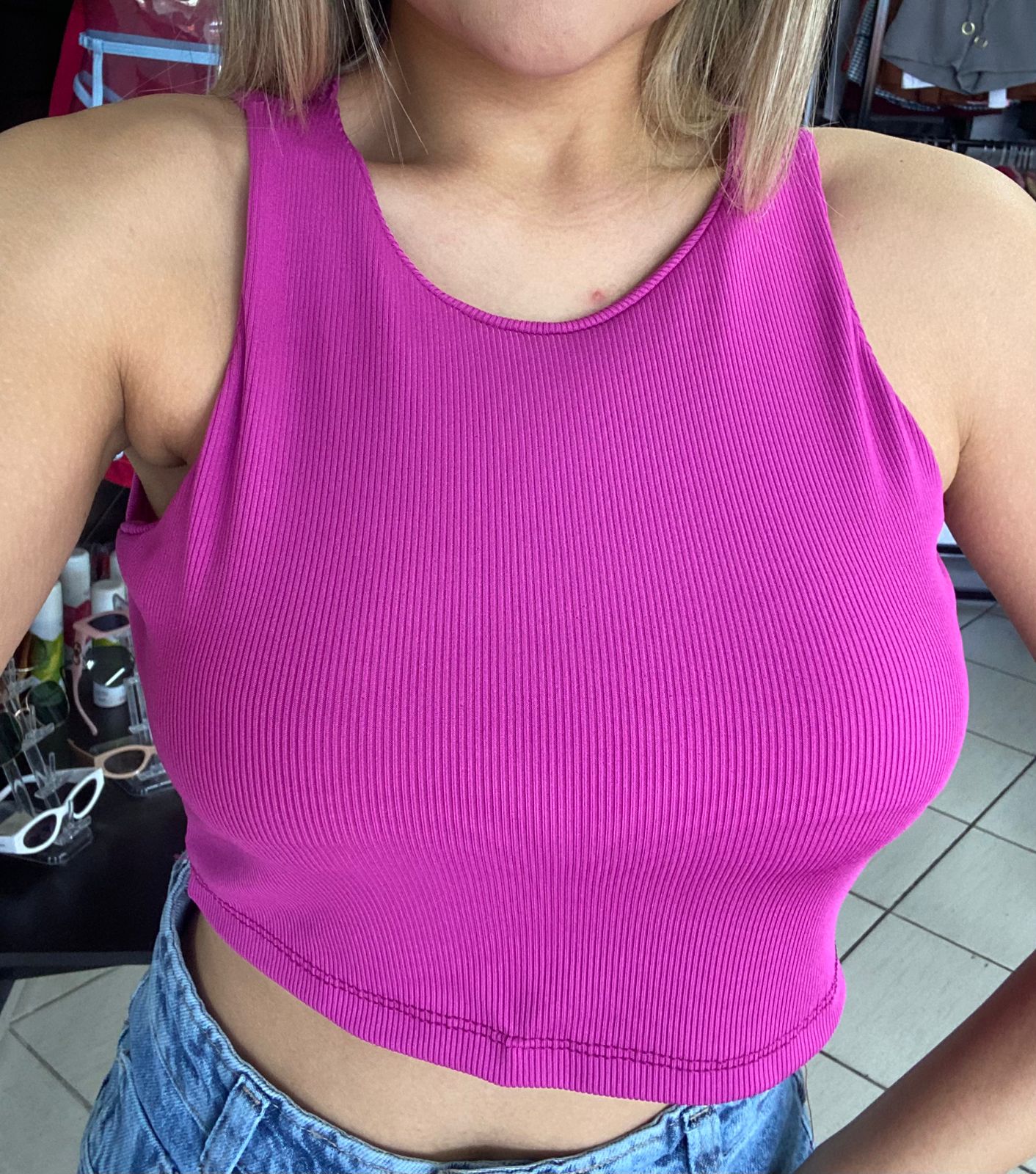 Cropped Fucsia