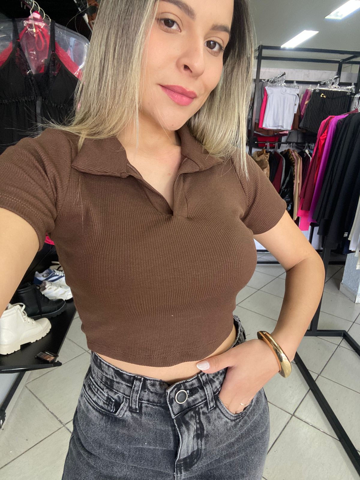 Cropped Polo
