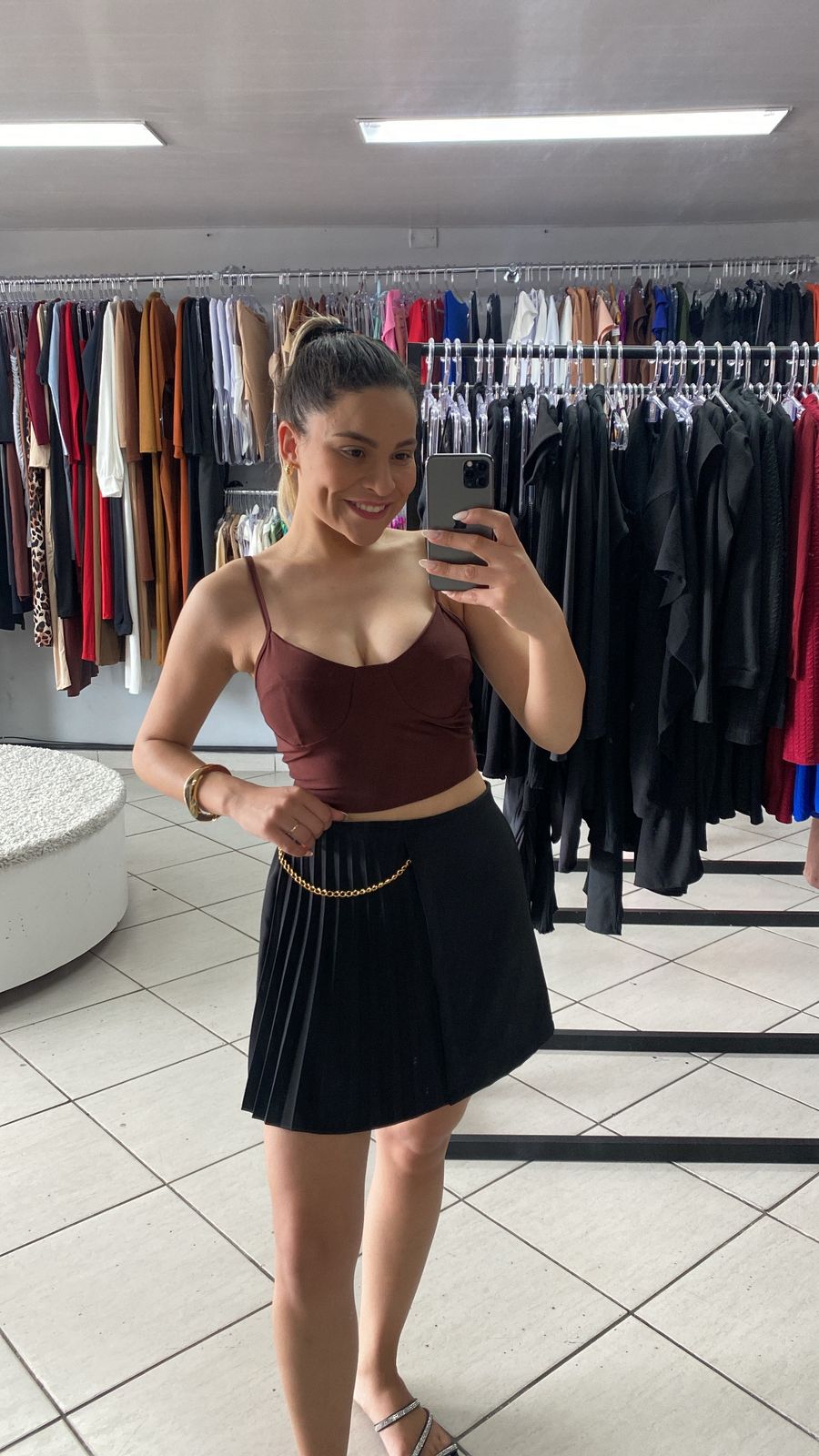 Shorts Saia Corrente