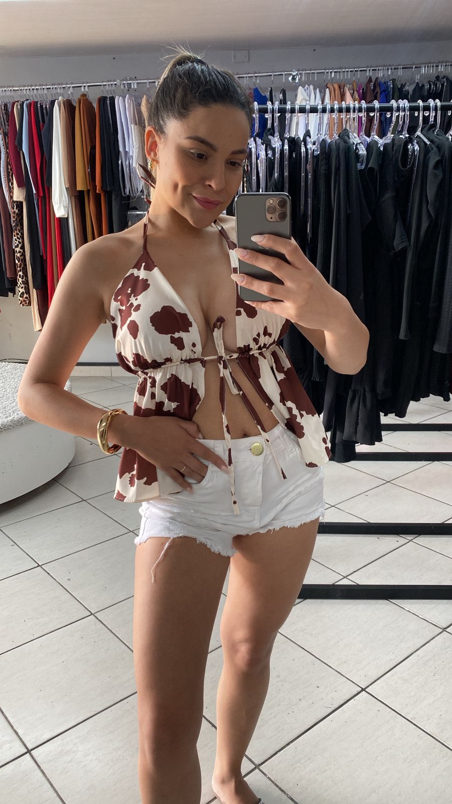 Shorts Jeans Sal e Pimenta