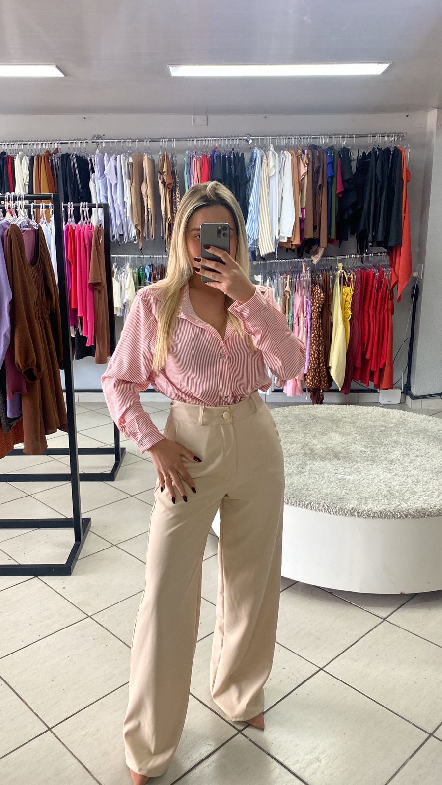 Camisa Social Listrada