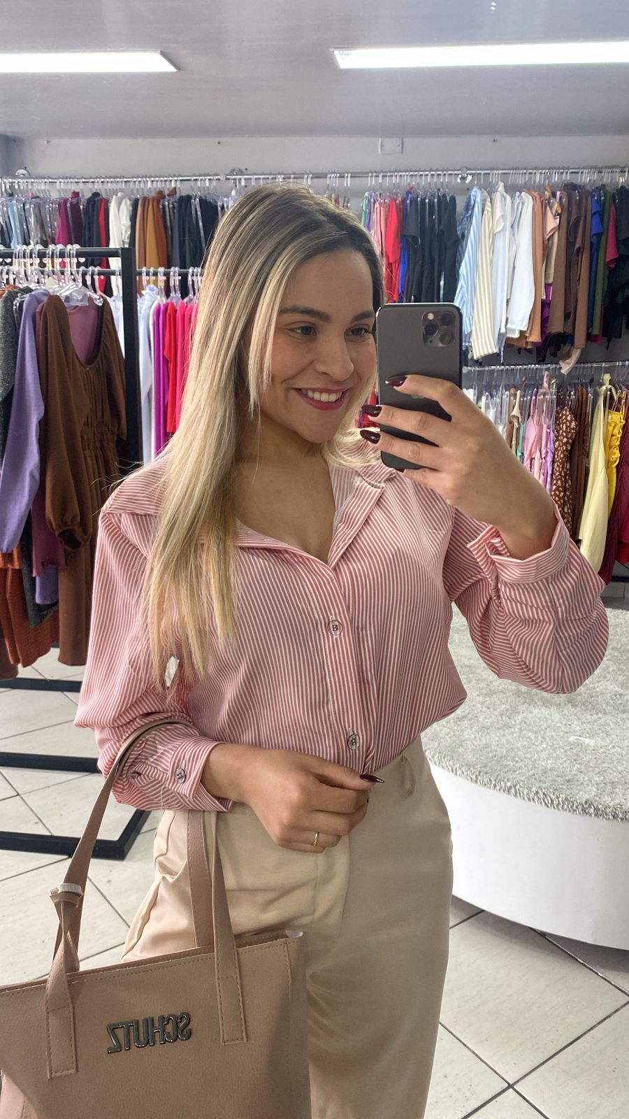 Camisa Social Listrada