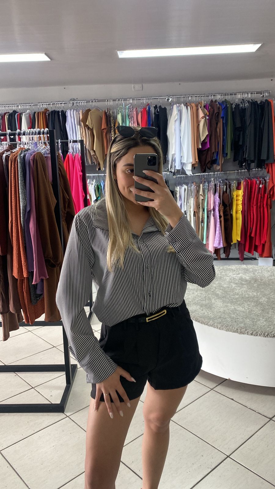 Camisa Social Listrada