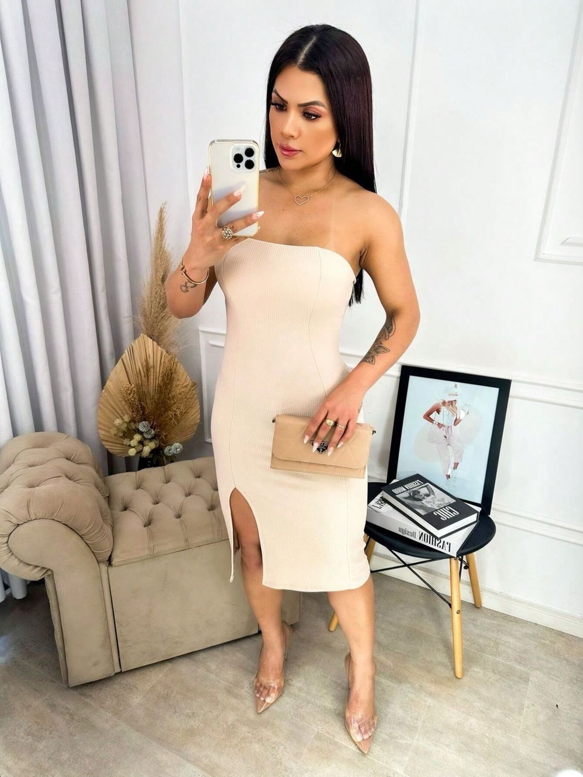 Vestido Alice com Fenda