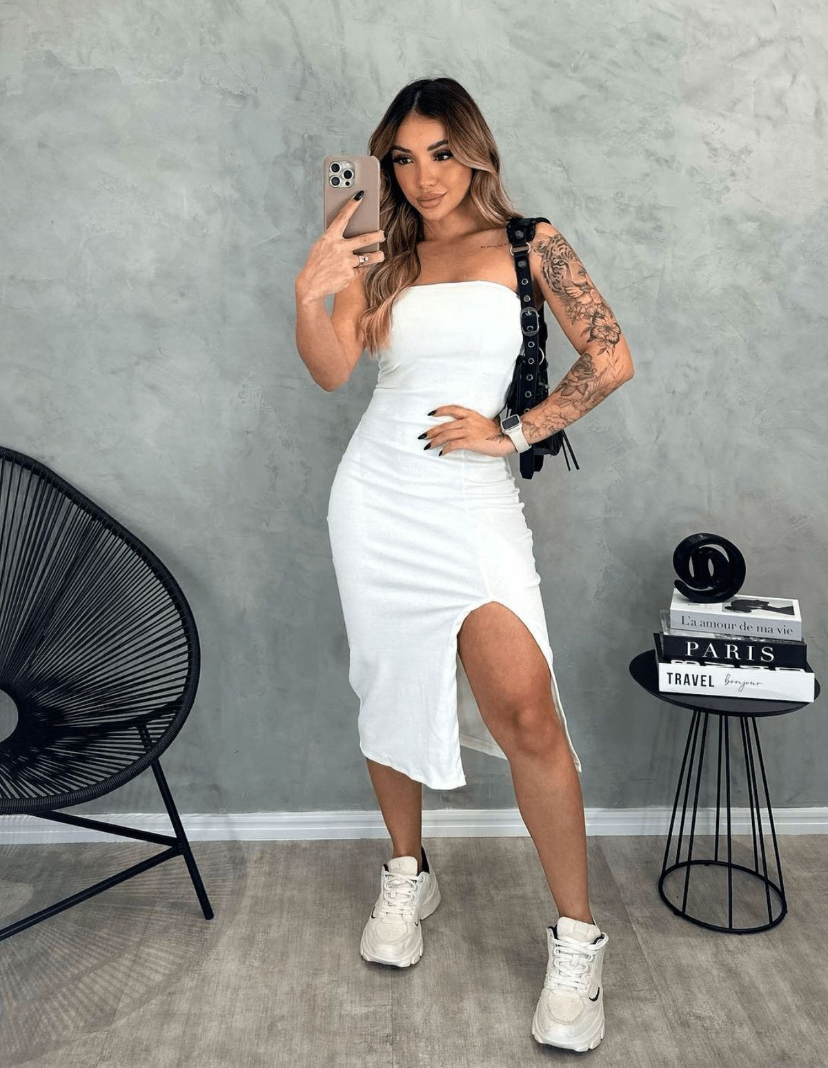 Vestido Alice com Fenda