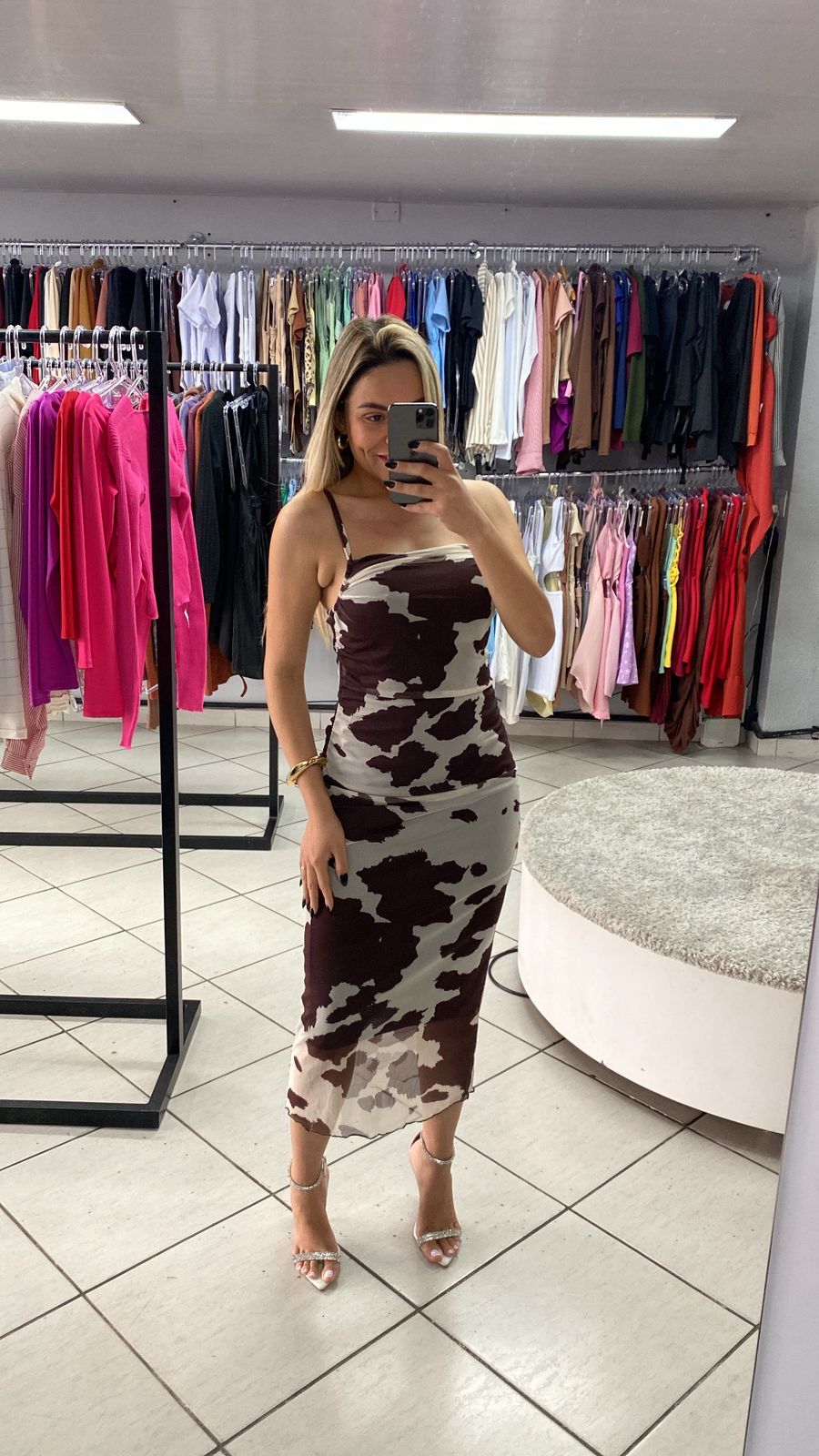 Vestido de Tule Cow